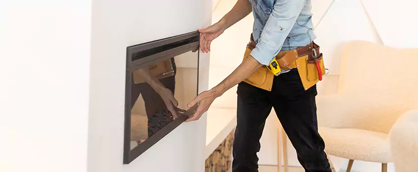 Metal Fireplace Installation in Maumee, Ohio