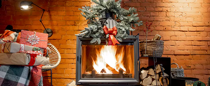 Travis Industries Linear Gas Fireplace Installation in Maumee, Ohio