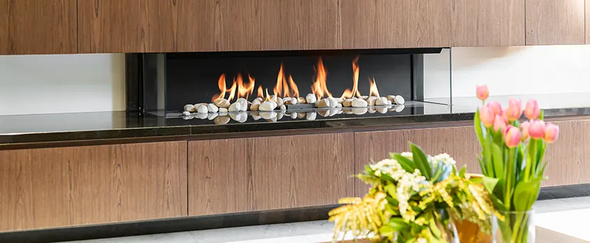 Double-height Fireplace Design Refurbishment in Maumee, Ohio